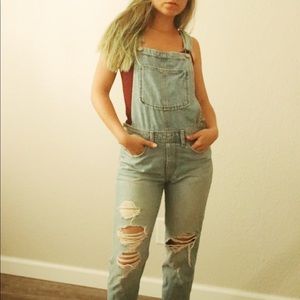 Light Denim overalls